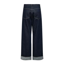 Jeans onlhope wide fold up dark blue denim 15347095 4353 Femme ONLY