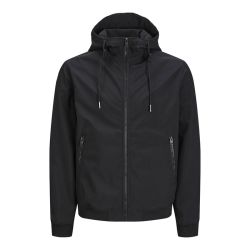 Veste zippee a capuche jwhclassic black 12232354 4238 Homme JACK & JONES