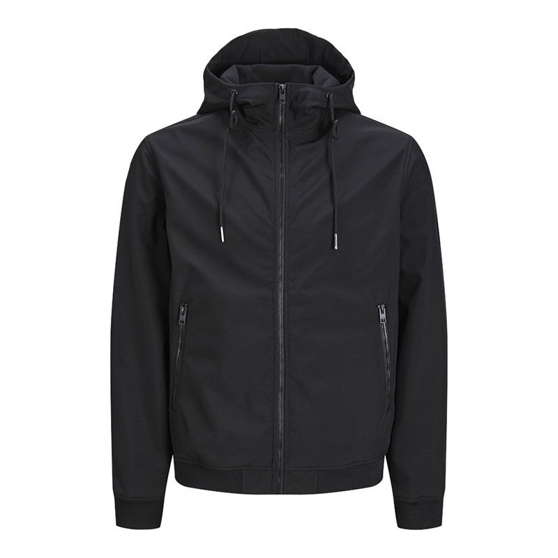 Veste zippee a capuche jwhclassic black 12232354 4238 Homme JACK & JONES