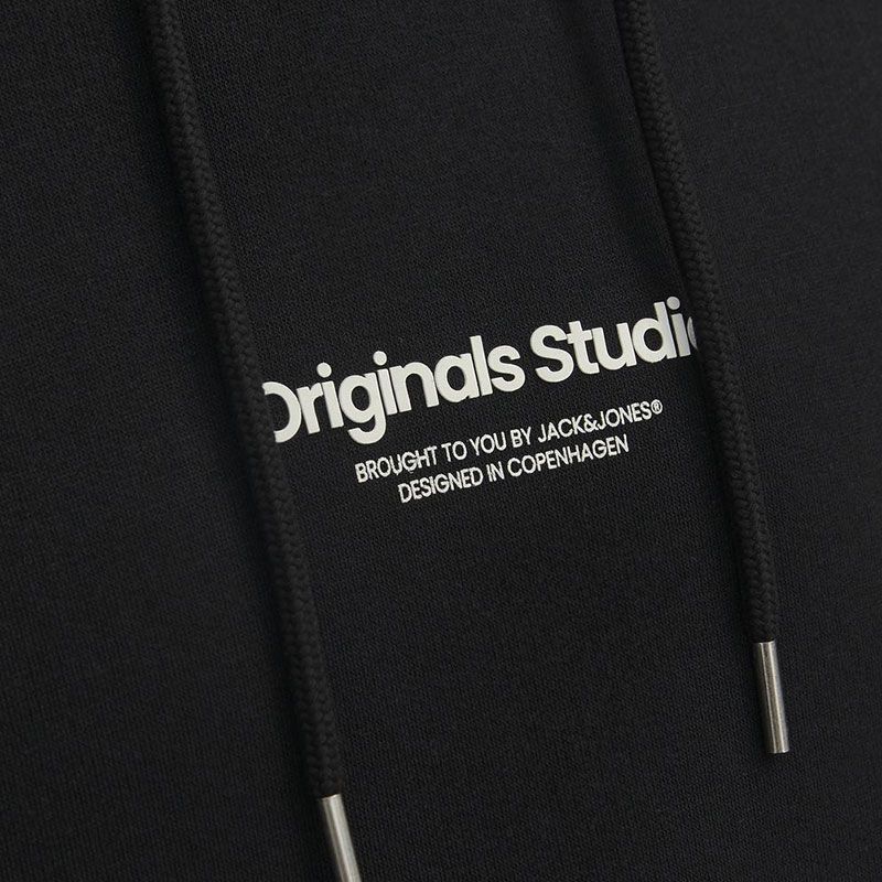 Sweat a capuche jorvesterbro black 12241687 4367 Homme JACK & JONES