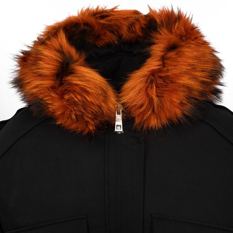 Blouson capuche fourrure noir ww603 Homme THE NEW DESIGNERS Blouson capuche fourrure noir ww603 Homme THE NEW DESIGNERS