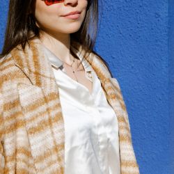 Manteau erman beige Femme LA PETITE ETOILE