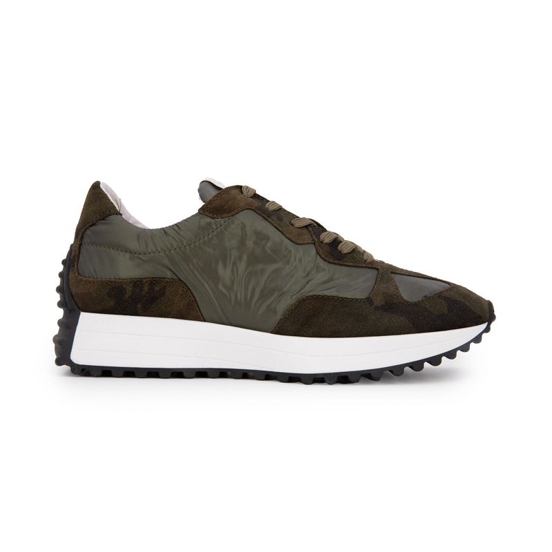 Basket 5196 metal 610 + camuflado verde 35/42 Femme URBAN