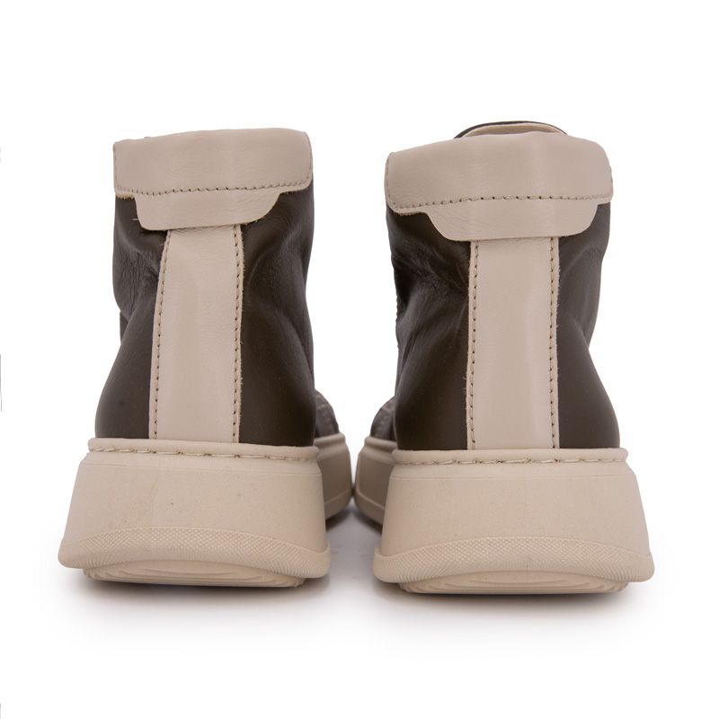 Basket montante 5268 naomi talco + capri marron 40/45 Homme URBAN