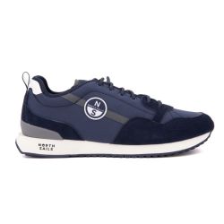 BASKET OFF WHITE-NAVY A3-HORIZ P 007 24AW T39/43