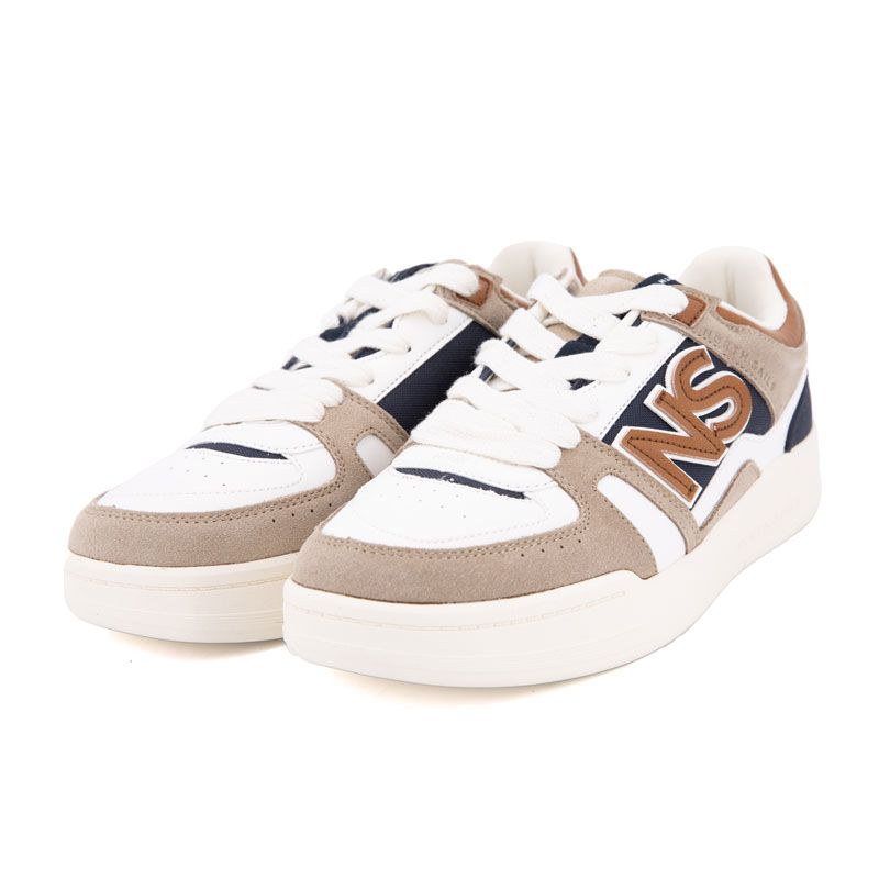 BASKET OFF WHITE-NAVY-BROWN A-JETTPR E 068 24A T39/45 BASKET OFF WHITE-NAVY-BROWN A-JETTPR E 068 24A T39/45