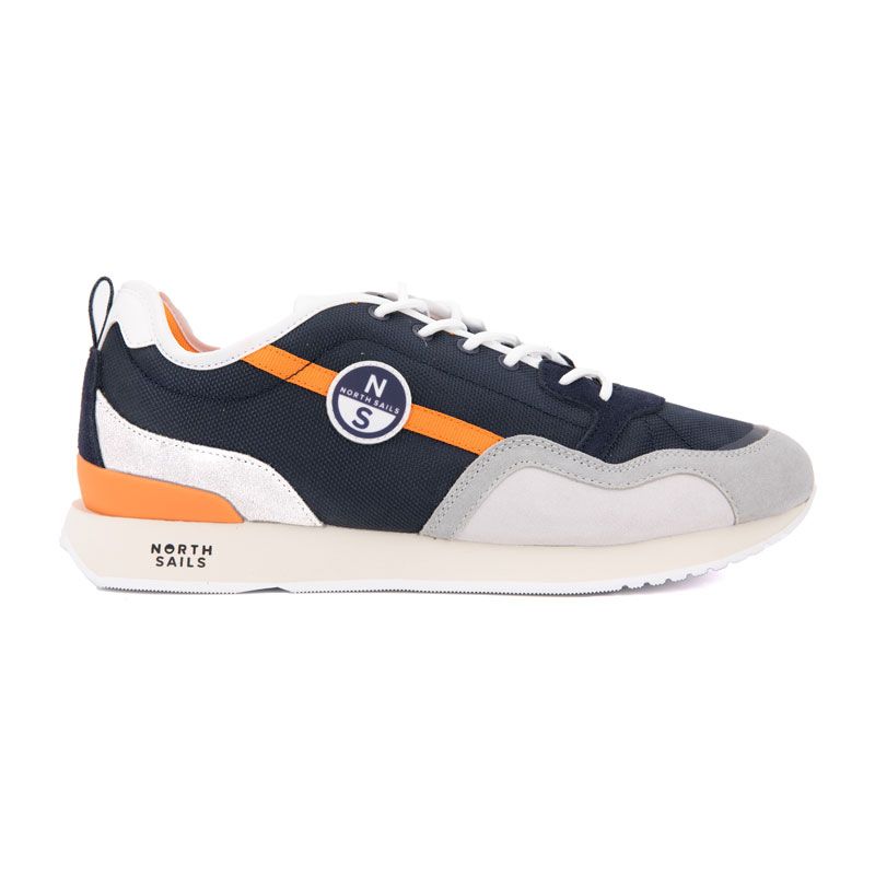 BASKET NAVY-GRAY-ORANGE HORIZ J 012 24SS T39/46