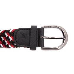 Ceinture tressée en tissu Homme TORRENTE