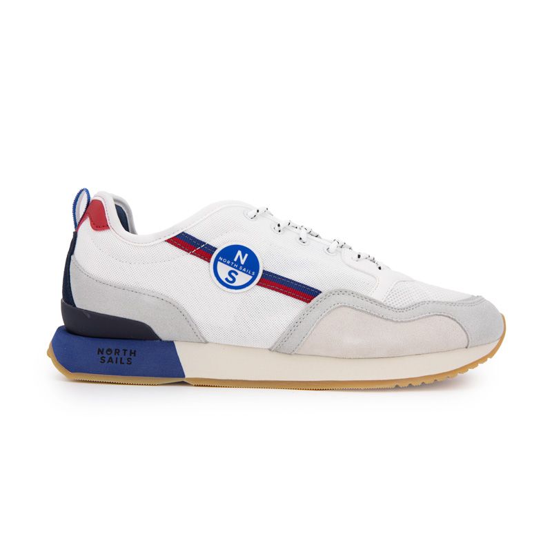 Basket white-royal-red horiz o 019 24ss t39/46 Homme NORTH SAILS