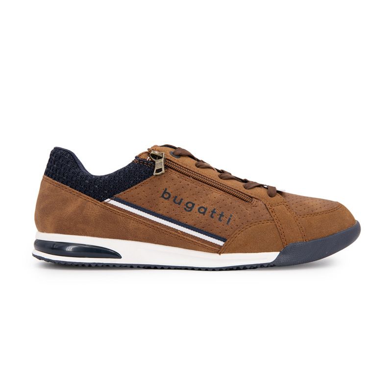 Basket cognac/dark blue 325-a3809-5069 t40/46 Homme BUGATTI Basket cognac/dark blue 325-a3809-5069 t40/46 Homme BUGATTI