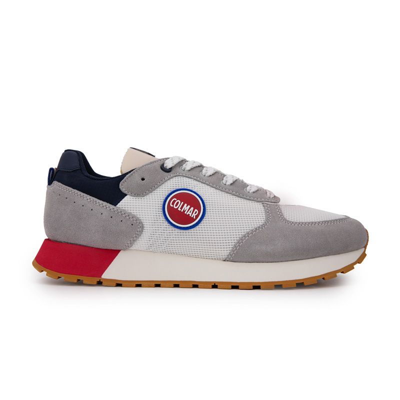 Basket white-navy-red travis o 030 24ss t40/46 Homme COLMAR