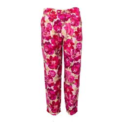 Pantalon fleurs posie Femme LA PETITE ETOILE Pantalon fleurs posie Femme LA PETITE ETOILE