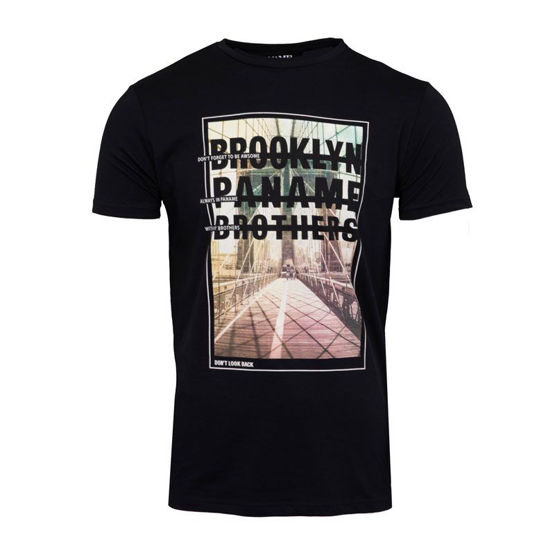 Tee shirt mc photoprint ts-pb 101 Homme PANAME BROTHERS