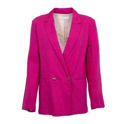 Veste de blazer à revers fushia Vivano Femme LA PETITE ETOILE