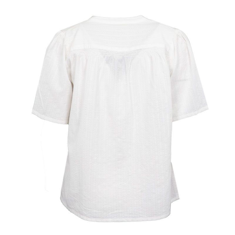 Blouse blanc brune Femme LA PETITE ETOILE