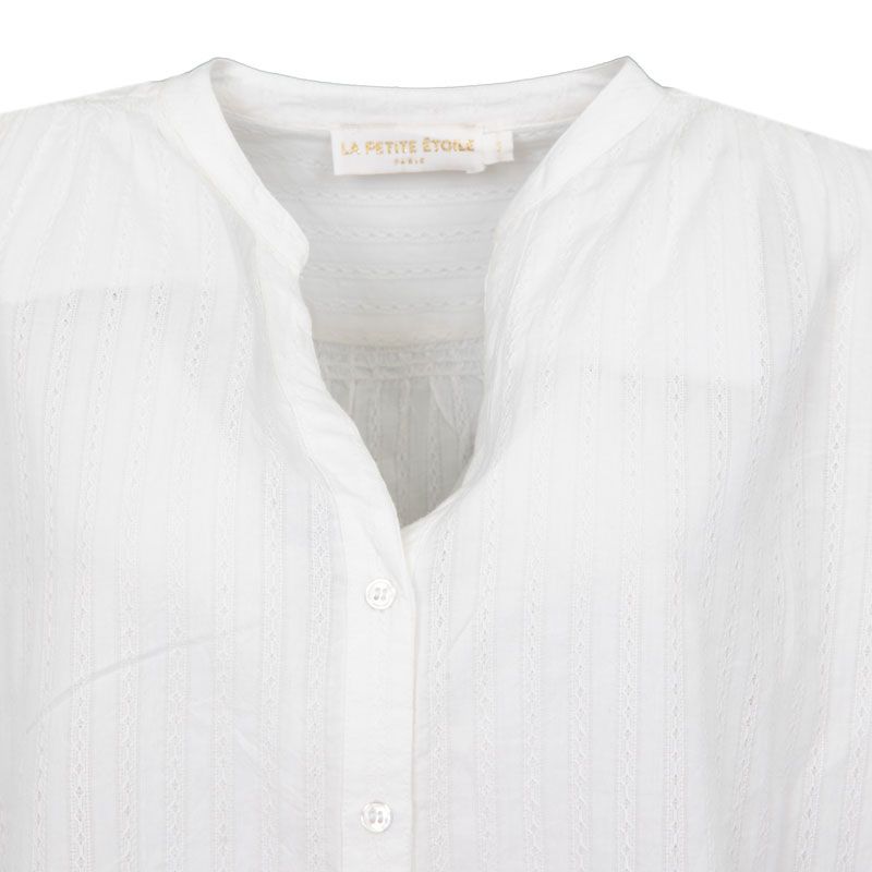 Blouse blanc brune Femme LA PETITE ETOILE