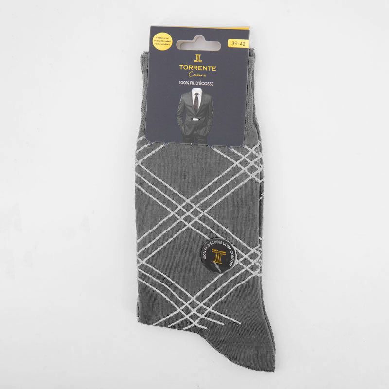 Chaussettes fil d'ecosse fantaisies 24018 Homme TORRENTE