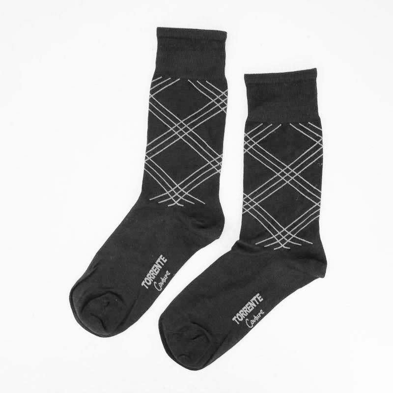 Chaussettes fil d'ecosse fantaisies 24018 Homme TORRENTE