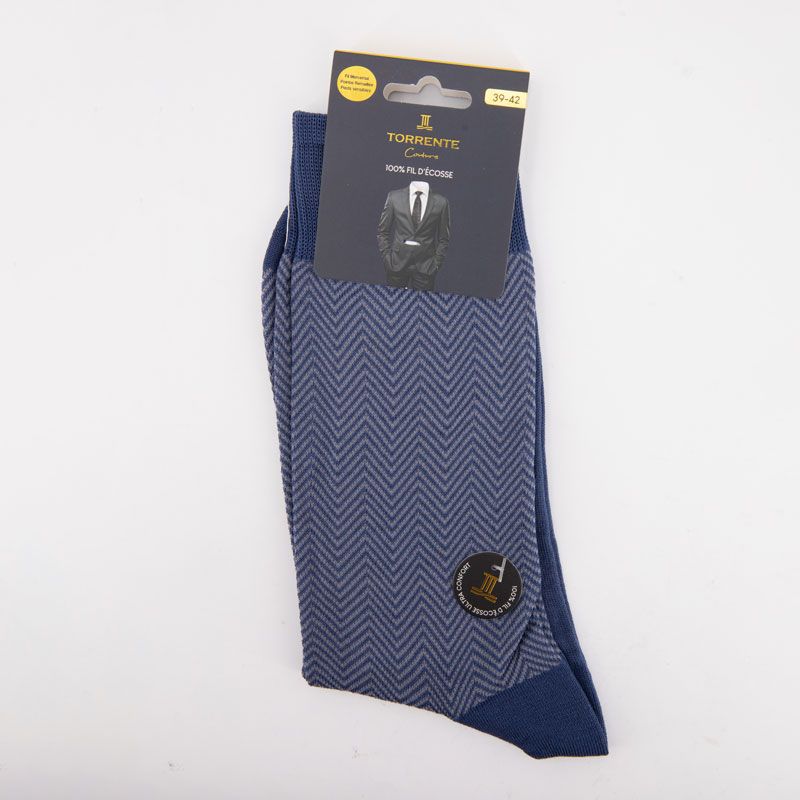 Chaussettes fil d'ecosse fantaisies 24018 Homme TORRENTE