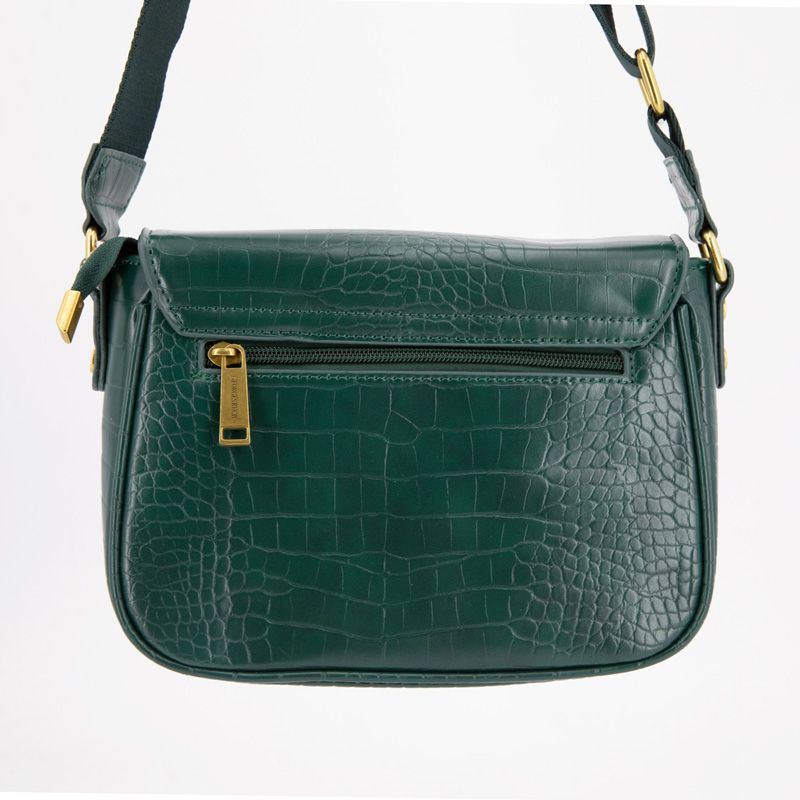 Sac bandouliere Romy motif croco à clip doré 22x18x8cm Femme GEORGES RECH