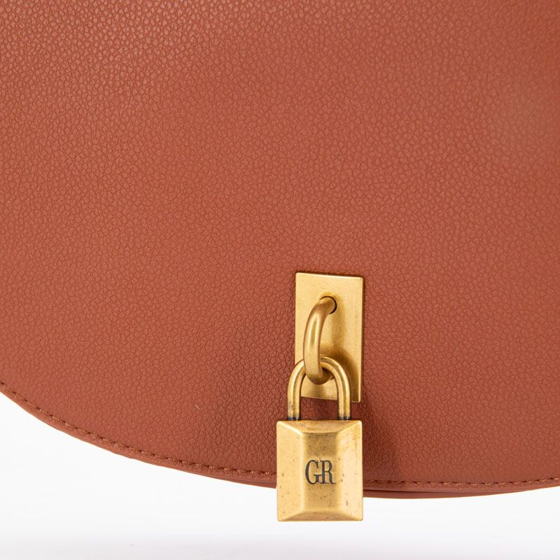 Sac bandouliere taupe romelie 27x15x7cm Femme GEORGES RECH