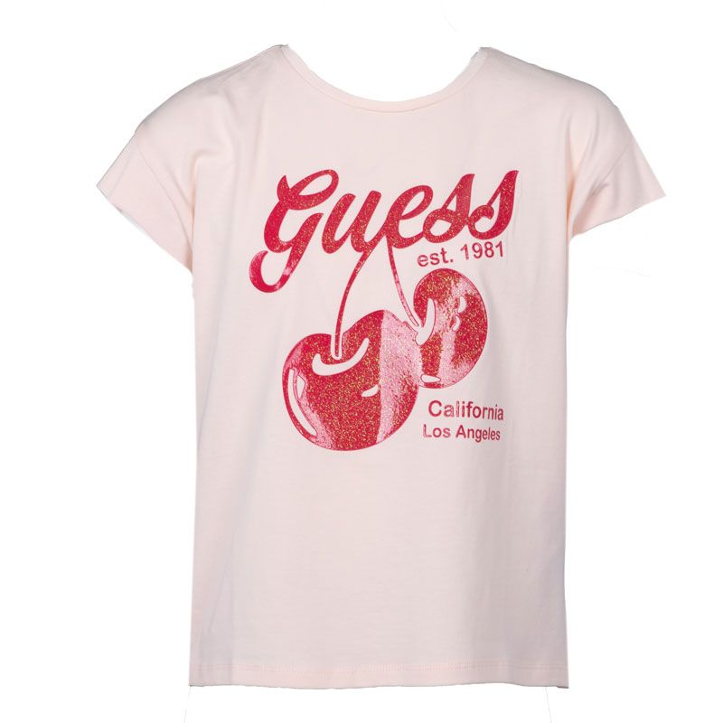 Tshirt sm j5gi00k6yw4-g63q Enfant GUESS