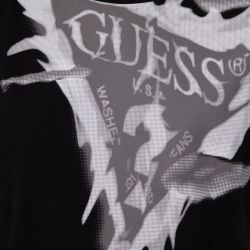 Tshirt mc noir l5gi20k8hm4-jblk Enfant GUESS Tshirt mc noir l5gi20k8hm4-jblk Enfant GUESS