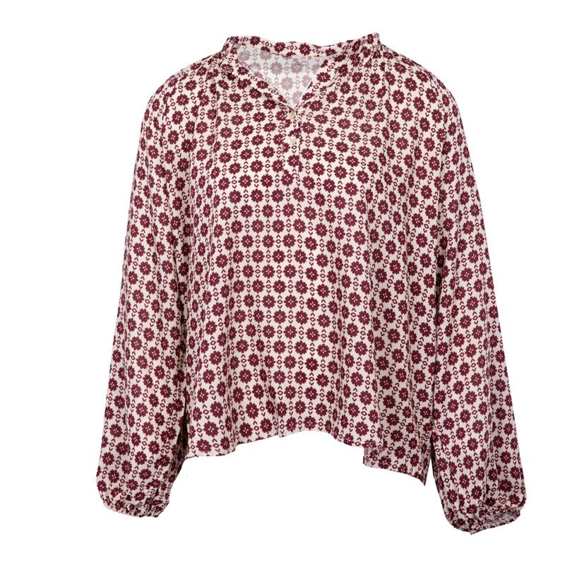 Chemise dixie bordeaux cdp7rltf Femme DIXIE
