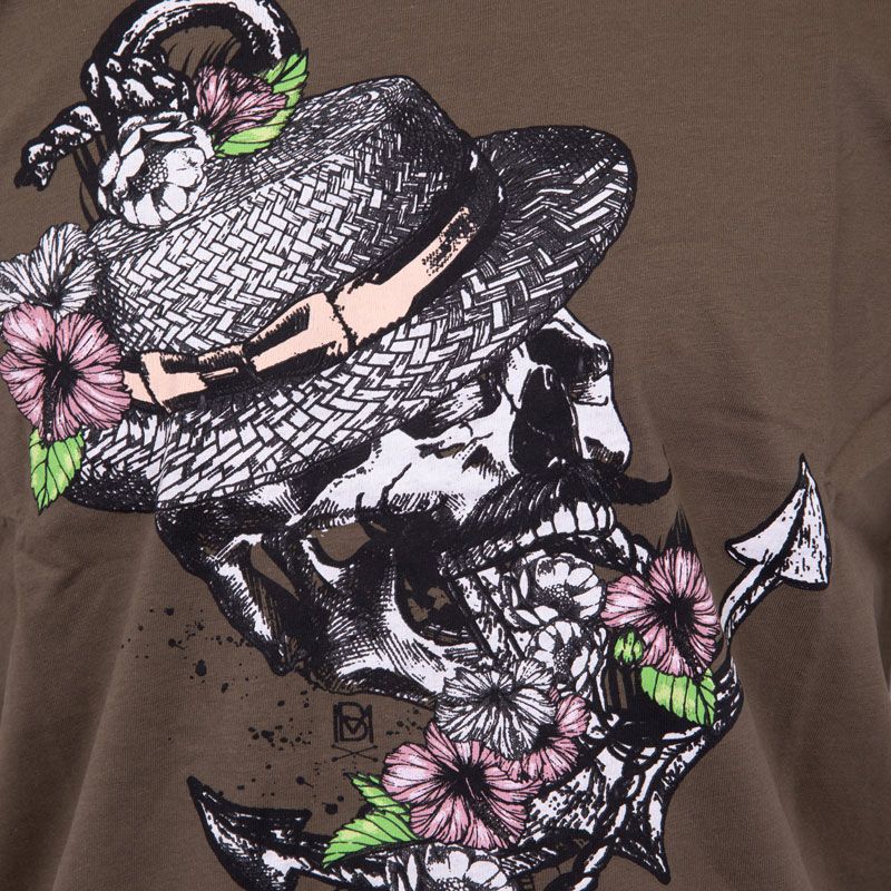 Tee shirt homme imprime tete de mort mika Homme BLAGGIO Tee shirt homme imprime tete de mort mika Homme BLAGGIO