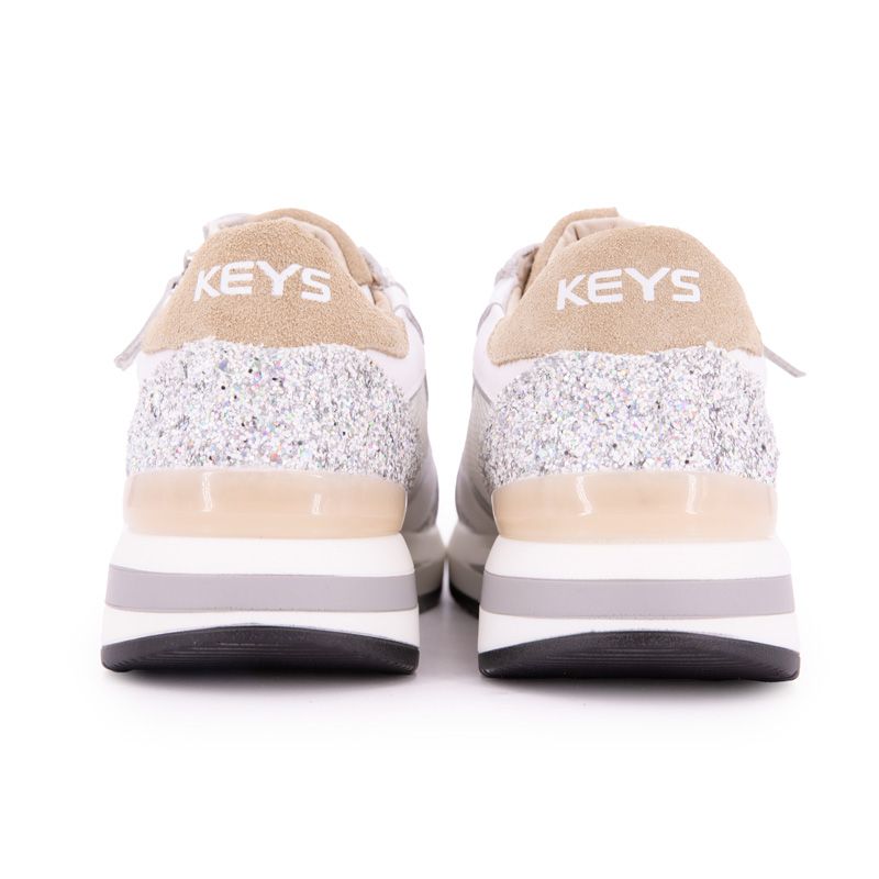 BASKET BEIGE/PLATINO/SABBIA K-10600 T35/41 BASKET BEIGE/PLATINO/SABBIA K-10600 T35/41