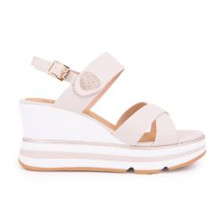 Sandale compensee beige k-11021 t35/41 Femme KEYS