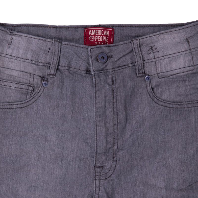 Pantalon atlanta grey denim aw24-310-02 Femme AMERICAN PEOPLE