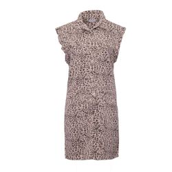 Robe sally aop leopard creamy js23-314-03 Femme JOSEPH 'IN