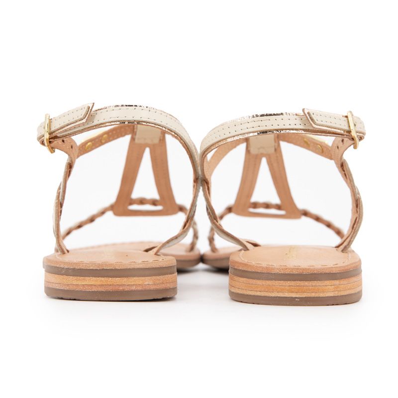 Sandale happy creme c330086 t36/41 Femme LES TROPEZIENNES PAR M.BELARBI