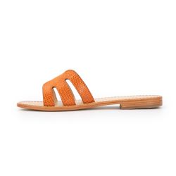 Mule hadamia orange serpent c330628 t36/41 Femme LES TROPEZIENNES PAR M.BELARBI