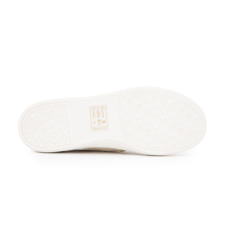 Basket mode cloruni beige-or c043179 t36/41 Femme LES TROPEZIENNES PAR M.BELARBI