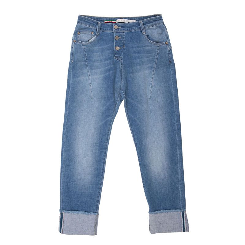 Pantalon blue denim p0w8arhncm Femme PLEASE