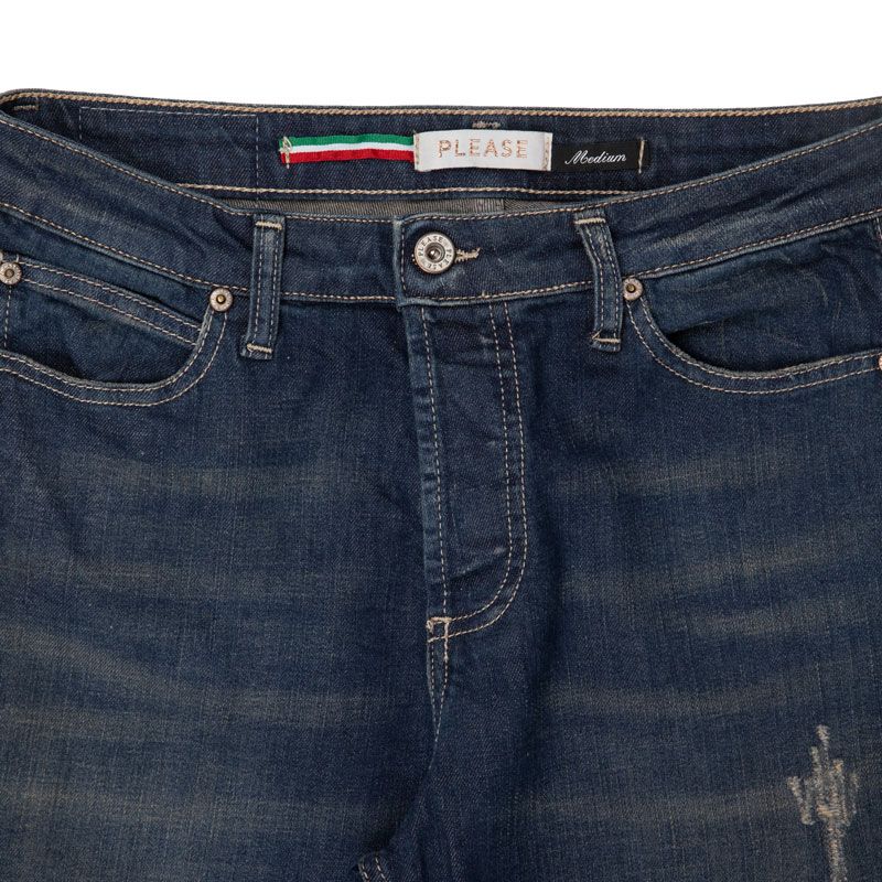 Pantalon blue denim p0u5bq2i3y Femme PLEASE