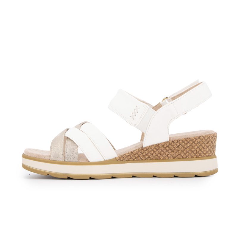Sandales compensees white comb 92879244 36/41 Femme CAPRICE