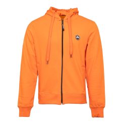 Sweat zip capuche 08gaia orange Homme HELVETICA