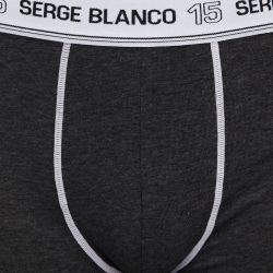 Boxer coton elasthane ser/1/bc/cla/ass5 Homme SERGE BLANCO