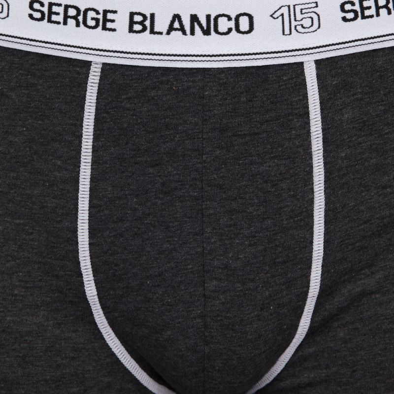 Boxer coton elasthane ser/1/bc/cla/ass5 Homme SERGE BLANCO
