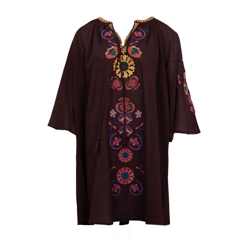 Robe manches 3/4 magoo1dre Femme ANTIK BATIK