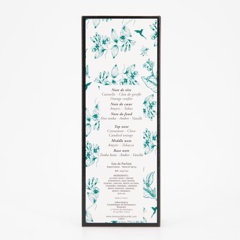 Nuit a salzbourg - vanille tabac edp 100 ml 209/100 Femme LA MAISON DE LA VANILLE