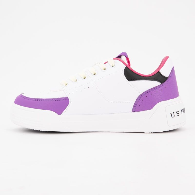 Basket white-light yello nole001-whi-lye01 t36/41 Femme US POLO