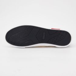 Baskets à enfiler tissu uni semelle blanche Homme US POLO