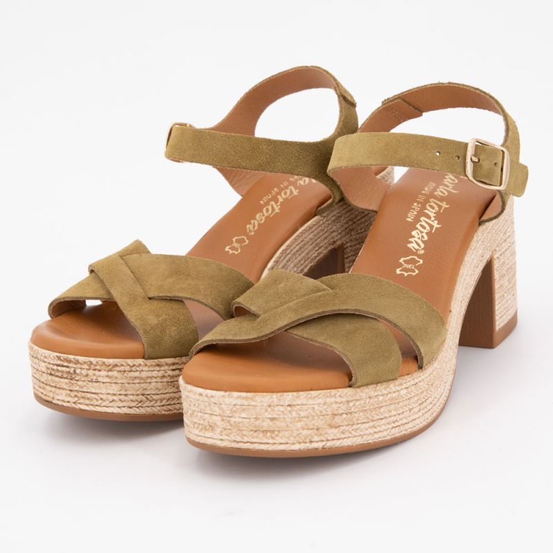 Sandales a talon serraje military 32624 t36/41 Femme CARLA TORTOSA Sandales a talon serraje military 32624 t36/41 Femme CARLA TORTOSA