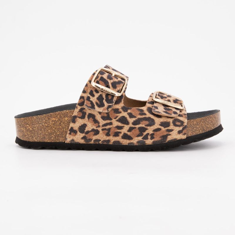 Mule suede leopardo 6497s 801 t36/41 Femme I AM