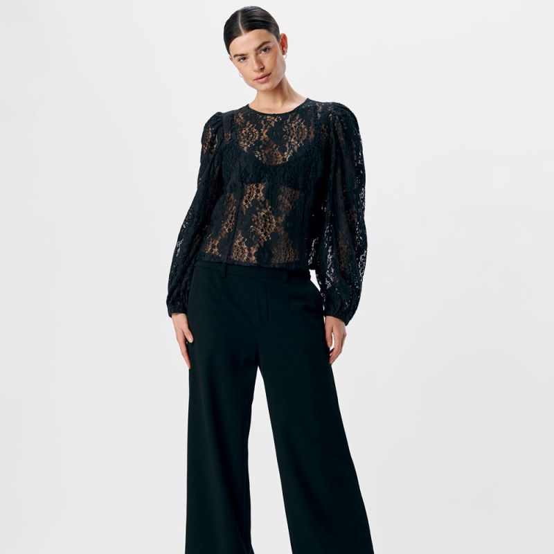 Tee shirt objbeverly black 23046540 4422 Femme OBJECT Tee shirt objbeverly black 23046540 4422 Femme OBJECT