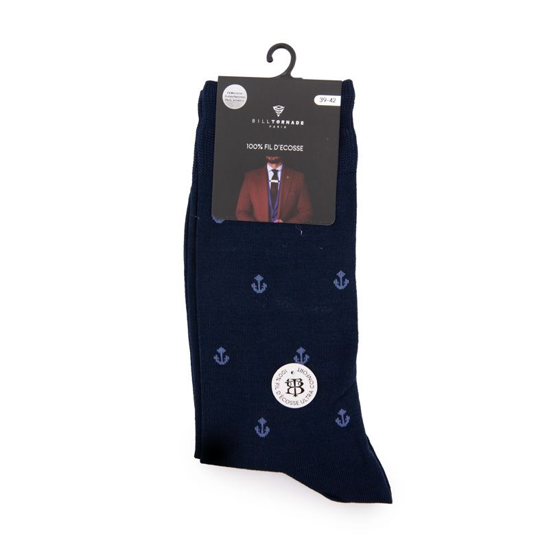 Chaussette fil d'ecosse fantaisie 20140 Homme BILL TORNADE
